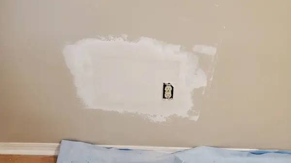 drywall rebuild before
